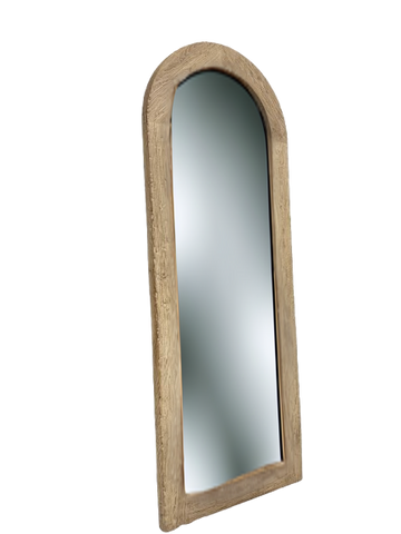 Cove Elm Floor Mirror Arched - 180cm