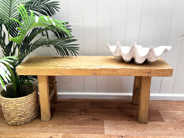 Cove Elm Bench Seat