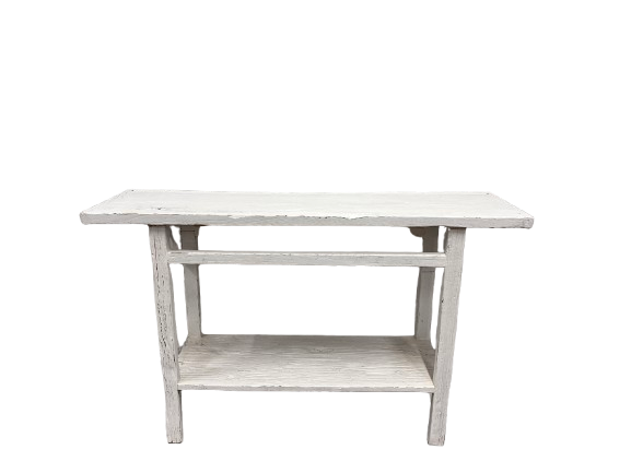 Cove Elm Console Table (in white)