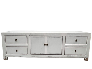 Elm TV Unit in white