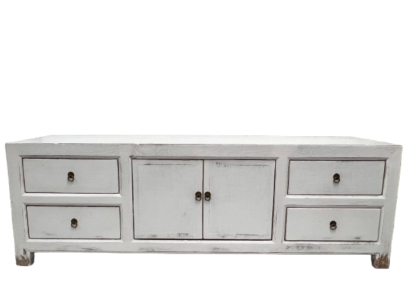 Elm TV Unit in white