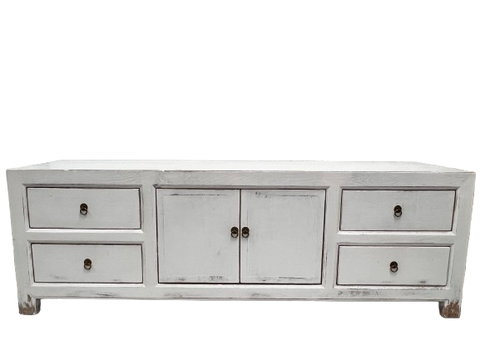 Elm TV Unit in white