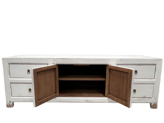 Elm TV Unit in white