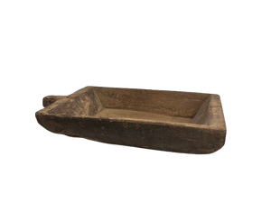 Antique Elm wooden basin
